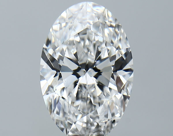 Lab-Grown 5.57 Carat Oval Shape Diamond color E Clarity VVS2 With GIA Certificate, precious stones, engagement diamonds