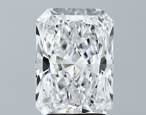 Lab-Grown 3.13 Carat Radiant Cut Diamond color E Clarity VVS2 With GIA Certificate, precious stones, engagement diamonds