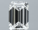 Lab-Grown 4.23 Carat Emerald Cut Diamond color F Clarity VVS2 With GIA Certificate, precious stones, engagement diamonds