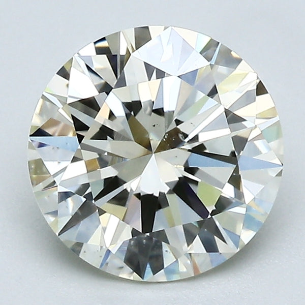 1.96 Carat Round Brilliant Natural Mined Diamond M Color SI1 Clarity With GIA Certificate, natural diamonds, precious stones, engagement diamonds