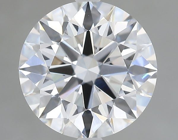 Lab-Grown 3.09 Carat Round Brilliant Diamond color E Clarity VVS2, precious stones, engagement diamonds