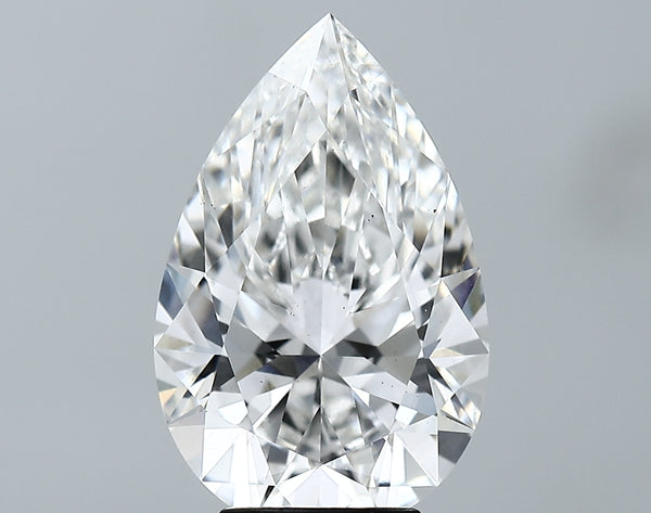 Lab-Grown 4.68 Carat Pear Shape Diamond color F Clarity VS1, precious stones, engagement diamonds