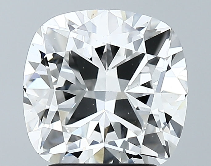 Lab-Grown 2.39 Carat Cushion Modified Brilliant Cut Diamond color F Clarity VS2 With GIA Certificate, precious stones, engagement diamonds