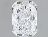 Lab-Grown 1.02 Carat Radiant Cut Diamond color D Clarity VVS2 With GIA Certificate, precious stones, engagement diamonds