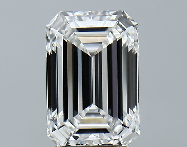 Lab-Grown 2.63 Carat Emerald Cut Diamond color E Clarity VVS2 With GIA Certificate, precious stones, engagement diamonds