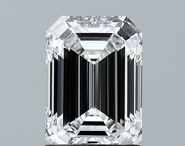 Lab-Grown 1.52 Carat Emerald Cut Diamond color E Clarity VS1 With GIA Certificate, precious stones, engagement diamonds