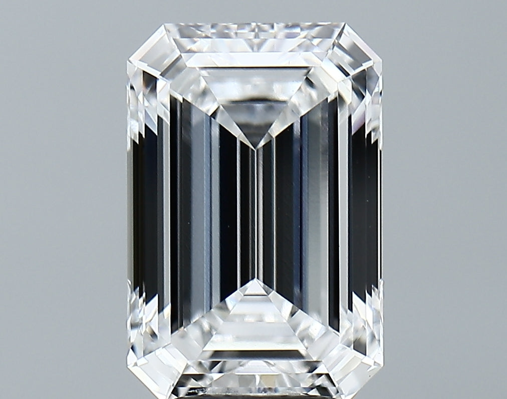 Lab-Grown 4.00 Carat Emerald Cut Diamond color E Clarity VVS2 With GIA Certificate, precious stones, engagement diamonds