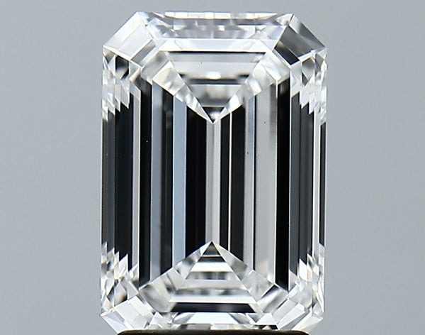 Lab-Grown 2.43 Carat Emerald Cut Diamond color D Clarity VVS2 With GIA Certificate, precious stones, engagement diamonds