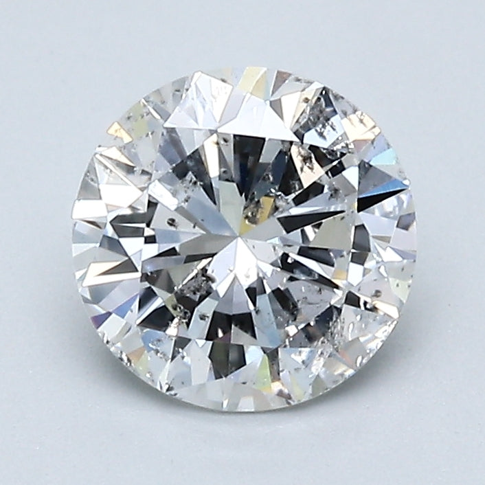 1.24 Carat Round Brilliant Natural Mined Diamond E Color I2 Clarity With GIA Certificate, natural diamonds, precious stones, engagement diamonds