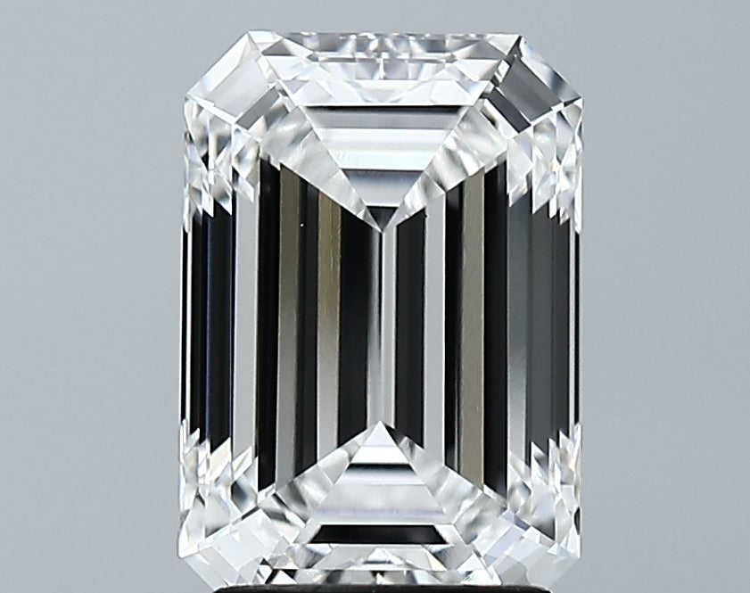 Lab-Grown 2.74 Carat Emerald Cut Diamond color E Clarity VS1 With GIA Certificate, precious stones, engagement diamonds