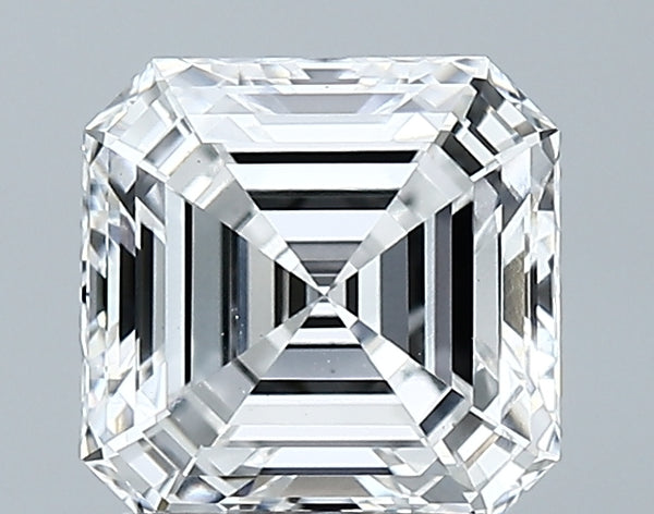 Lab-Grown 1.91 Carat Asscher Cut Diamond color D Clarity VS1 With GIA Certificate, precious stones, engagement diamonds