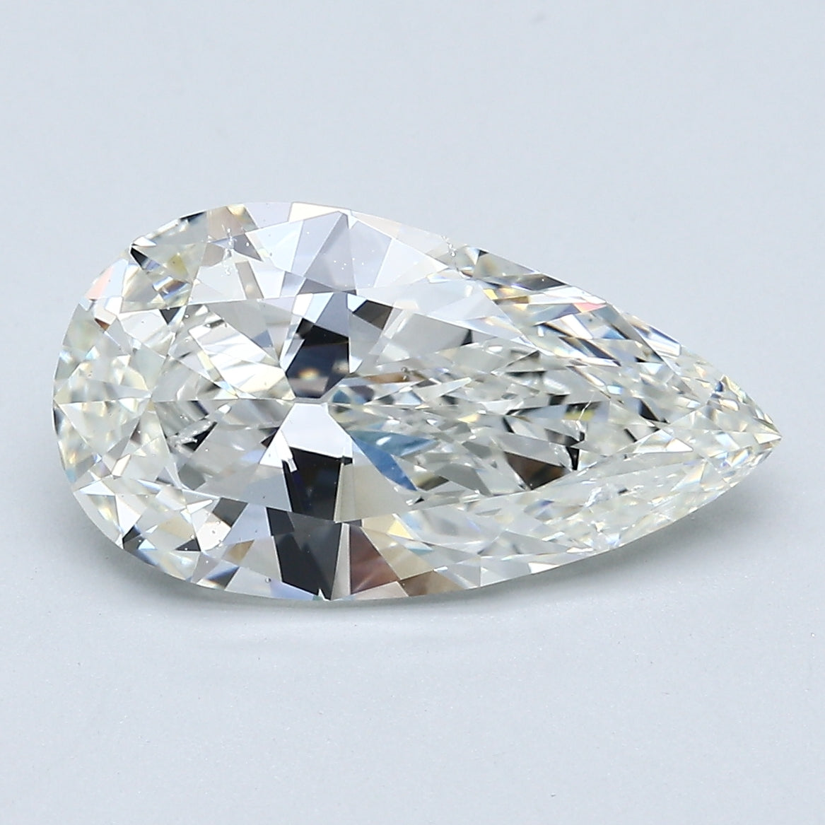 GIA Certified 3.96 Ct Pear Shape Diamond Natural I-SI1 Loose, natural diamonds, precious stones, engagement diamonds