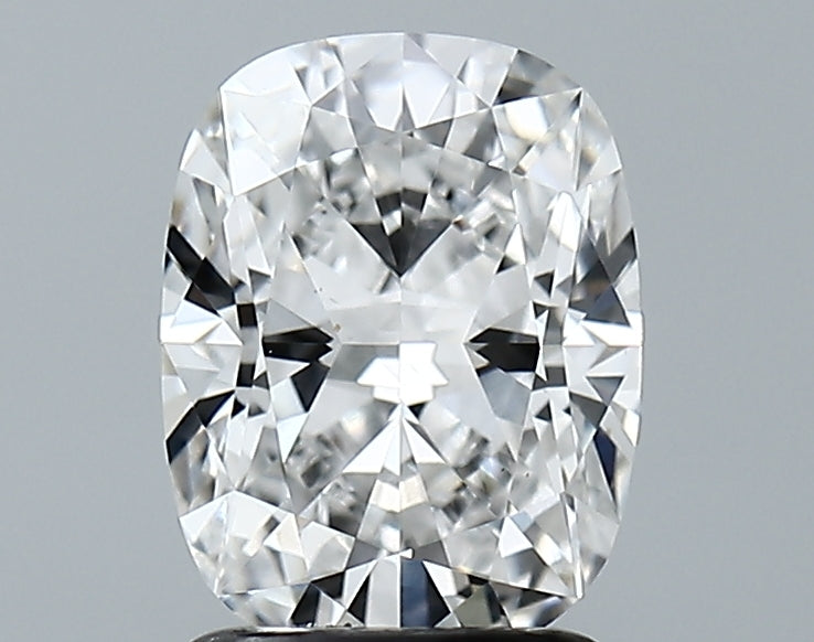 Lab-Grown 1.71 Carat Cushion Brilliant Diamond color E Clarity VS1, precious stones, engagement diamonds