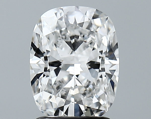 Lab-Grown 1.71 Carat Cushion Brilliant Diamond color E Clarity VS1, precious stones, engagement diamonds