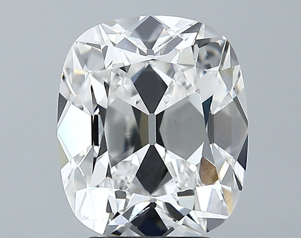 Lab-Grown 3.15 Carat Antique Cushion Cut Diamond color E Clarity VS2 With GIA Certificate, precious stones, engagement diamonds