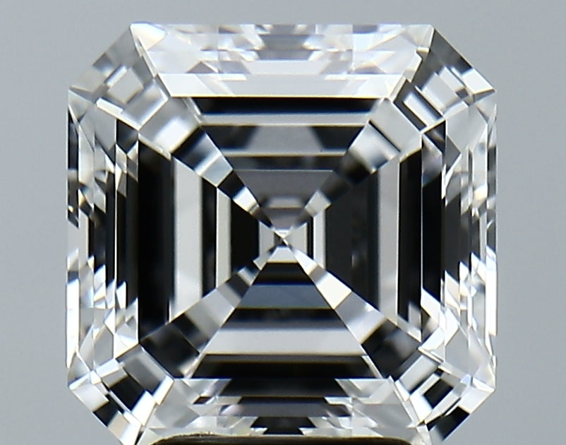 Lab-Grown 3.92 Carat Asscher Cut Diamond color E Clarity VVS2, precious stones, engagement diamonds