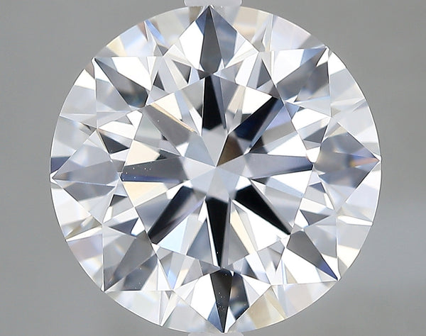 Lab-Grown 5.43 Carat Round Brilliant Diamond color E Clarity VVS2 With GIA Certificate, precious stones, engagement diamonds