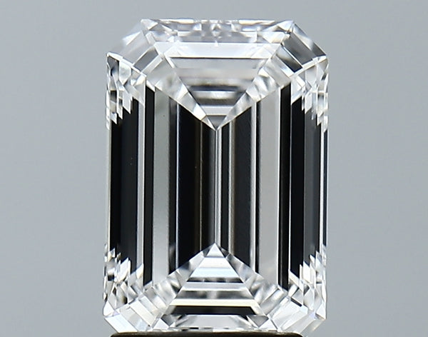 Lab-Grown 2.35 Carat Emerald Cut Diamond color D Clarity VVS2 With GIA Certificate, precious stones, engagement diamonds