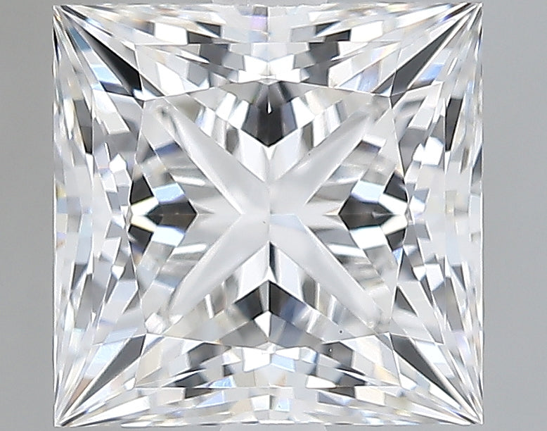 Lab-Grown 2.88 Carat Princess Cut Diamond color D Clarity VVS2, precious stones, engagement diamonds