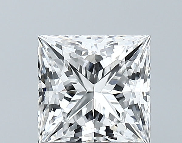 Lab-Grown 1.18 Carat Princess Cut Diamond color E Clarity VS2 With GIA Certificate, precious stones, engagement diamonds