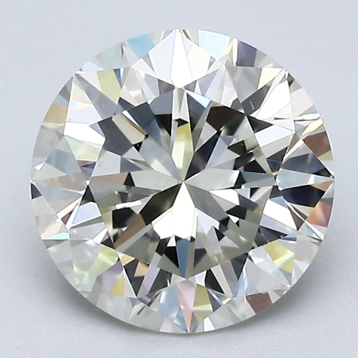 2.18 Carat Round Brilliant Natural Mined Diamond L Color VS1 Clarity With GIA Certificate, natural diamonds, precious stones, engagement diamonds