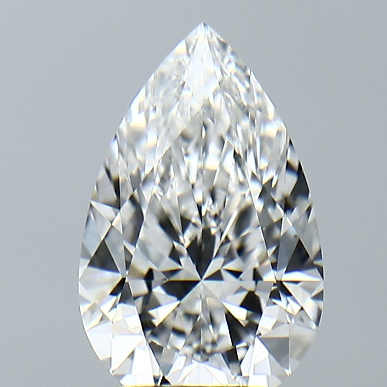 Lab-Grown 2.19 Carat Pear Shape Diamond color E Clarity VS1, precious stones, engagement diamonds