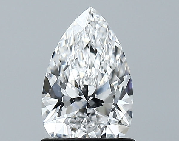 Lab-Grown 1.04 Carat Pear Shape Diamond color D Clarity VVS2 With GIA Certificate, precious stones, engagement diamonds