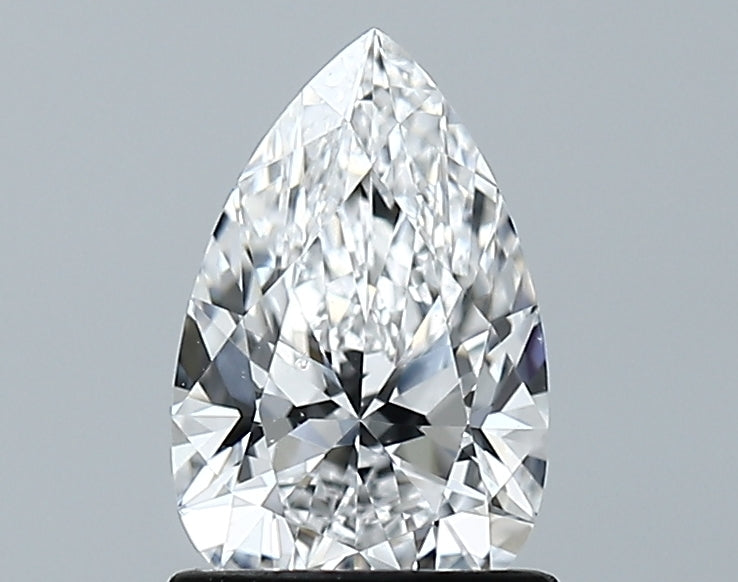 Lab-Grown 1.04 Carat Pear Shape Diamond color D Clarity VVS2 With GIA Certificate, precious stones, engagement diamonds