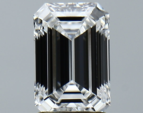 Lab-Grown 2.01 Carat Emerald Cut Diamond color E Clarity VVS1 With GIA Certificate, precious stones, engagement diamonds