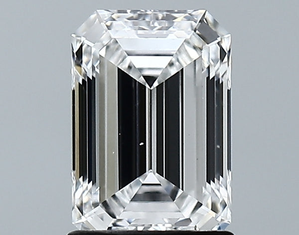 Lab-Grown 1.53 Carat Emerald Cut Diamond color D Clarity VS1 With GIA Certificate, precious stones, engagement diamonds