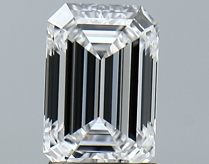 Lab-Grown 1.56 Carat Emerald Cut Diamond color D Clarity VVS1 With GIA Certificate, precious stones, engagement diamonds