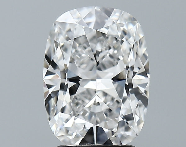 Lab-Grown 2.62 Carat Cushion Brilliant Diamond color E Clarity VVS2, precious stones, engagement diamonds