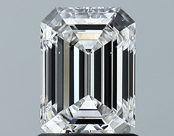 Lab-Grown 1.15 Carat Emerald Cut Diamond color E Clarity VS1, precious stones, engagement diamonds