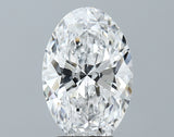 Lab-Grown 3.13 Carat Oval Shape Diamond color D Clarity VS1 With GIA Certificate, precious stones, engagement diamonds