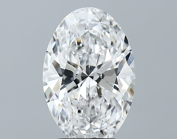 Lab-Grown 3.13 Carat Oval Shape Diamond color D Clarity VS1 With GIA Certificate, precious stones, engagement diamonds