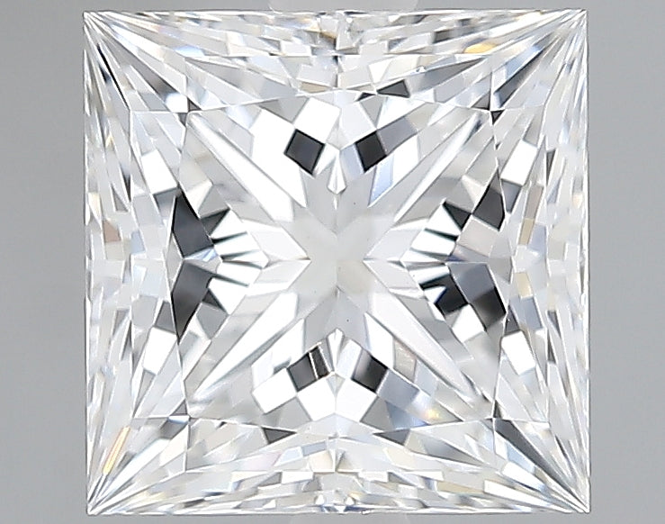 Lab-Grown 2.22 Carat Princess Cut Diamond color E Clarity VS1, precious stones, engagement diamonds