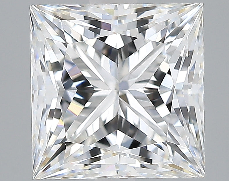 Lab-Grown 2.72 Carat Princess Cut Diamond color E Clarity VVS2, precious stones, engagement diamonds