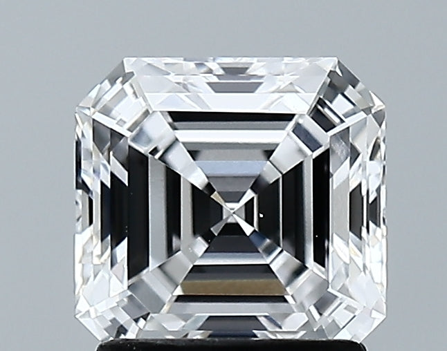 Lab-Grown 1.62 Carat Asscher Cut Diamond color D Clarity VVS2 With GIA Certificate, precious stones, engagement diamonds