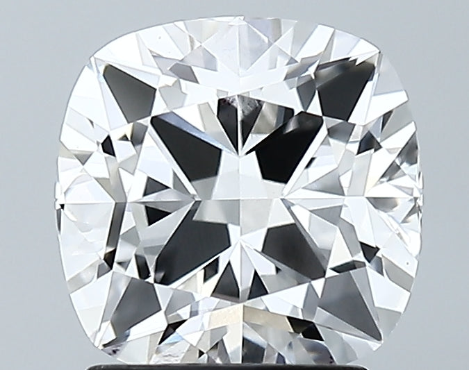 Lab-Grown 2.02 Carat Square Cushion Cut Diamond color E Clarity VS1, precious stones, engagement diamonds