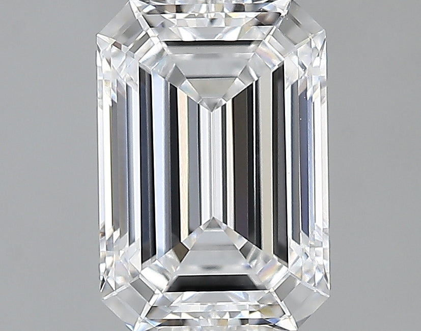 Lab-Grown 1.62 Carat Emerald Cut Diamond color D Clarity VVS2, precious stones, engagement diamonds
