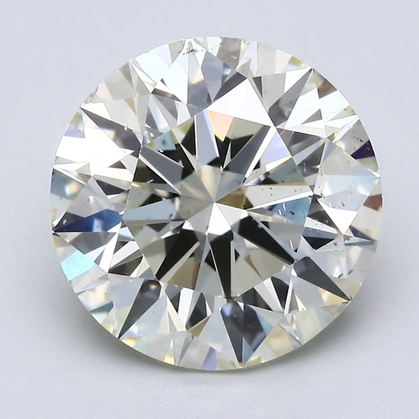 6.03 Carat Round Brilliant Diamond color N Clarity SI1, natural diamonds, precious stones, engagement diamonds