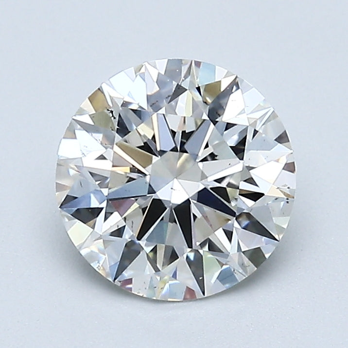 1.54 Carat Round Brilliant Natural Mined Diamond H Color SI1 Clarity With GIA Certificate, natural diamonds, precious stones, engagement diamonds