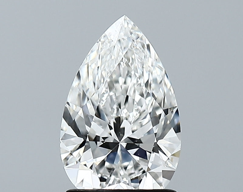 Lab-Grown 1.40 Carat Pear Shape Diamond color F Clarity VS1 With GIA Certificate, precious stones, engagement diamonds