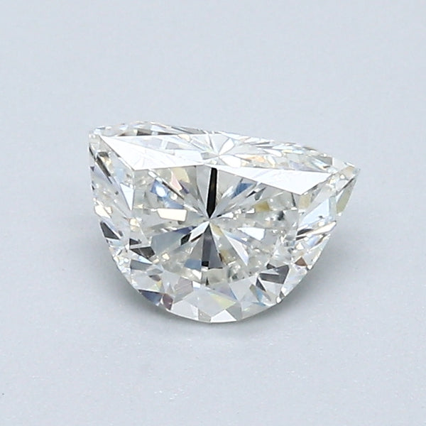 0.56 Carat Half Moon Shape Diamond color I Clarity SI1, natural diamonds, precious stones, engagement diamonds