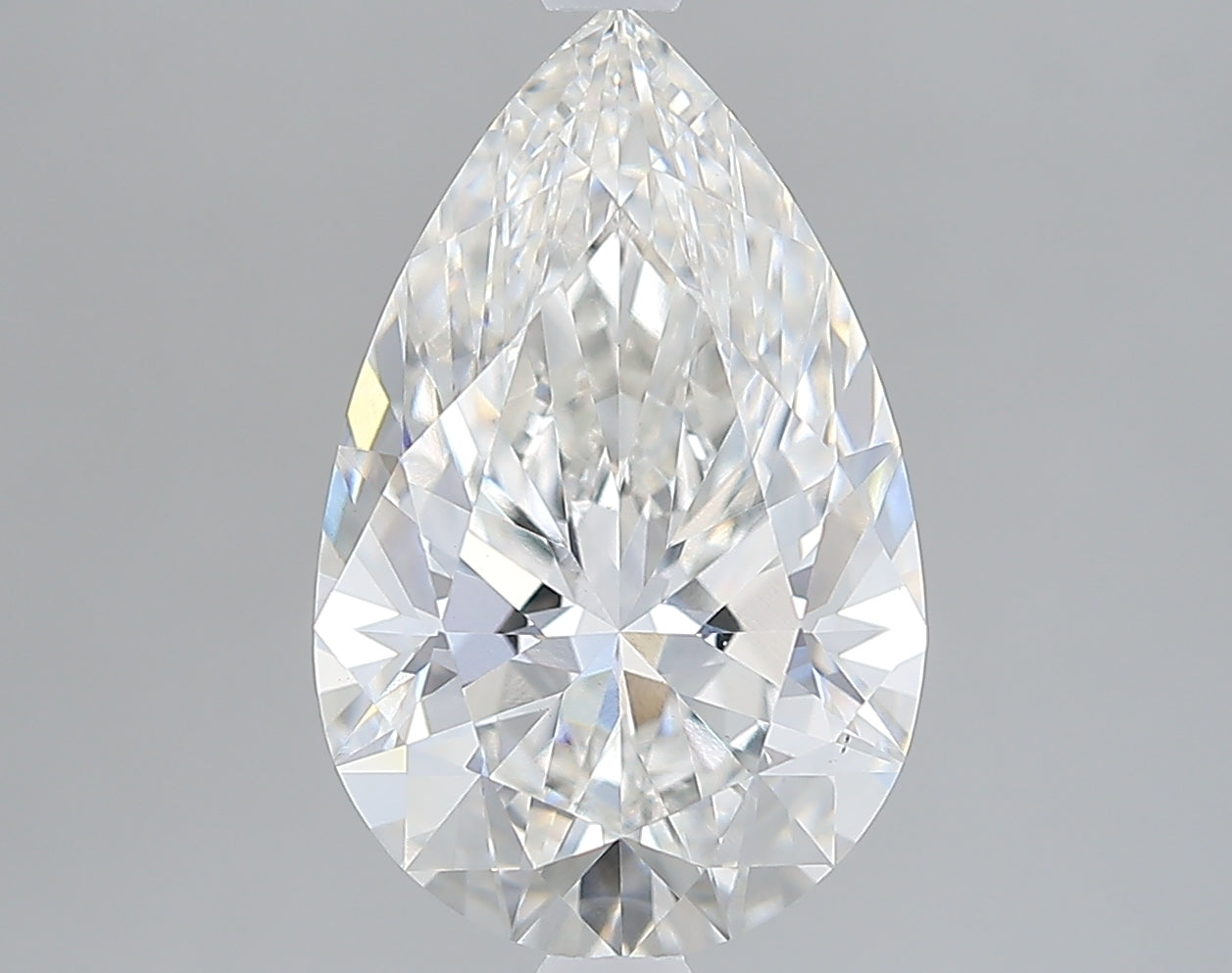 Lab-Grown 3.09 Carat Pear Shape Diamond color G Clarity VS1 With GIA Certificate, precious stones, engagement diamonds
