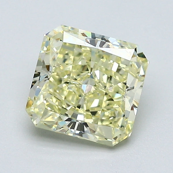 1.32 Carat Radiant Cut Natural Mined Diamond Fancy Light  Yellow Color VS1 Clarity With GIA Certificate, natural diamonds, precious stones, engagement diamonds