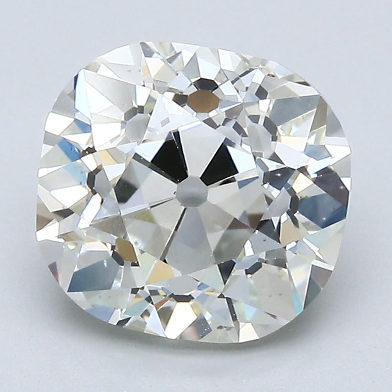 3.18 Carat Old Miner Cut Antique Natural Mined Diamond J Color VS2 Clarity With GIA Certificate, natural diamonds, precious stones, engagement diamonds