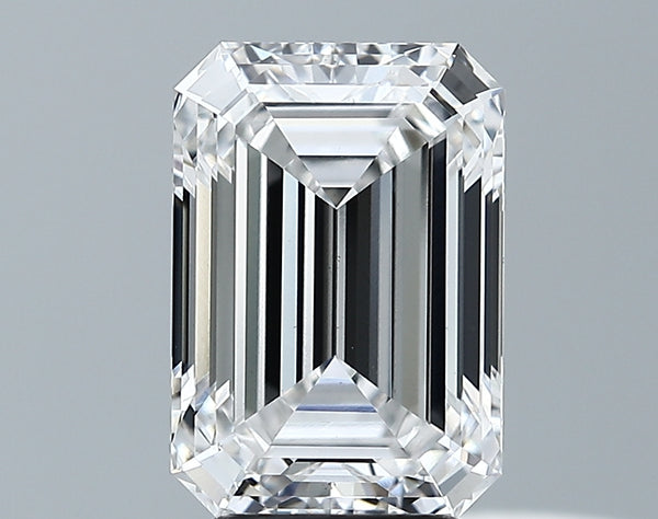 Lab-Grown 3.67 Carat Emerald Cut Diamond color E Clarity VS1 With GIA Certificate, precious stones, engagement diamonds