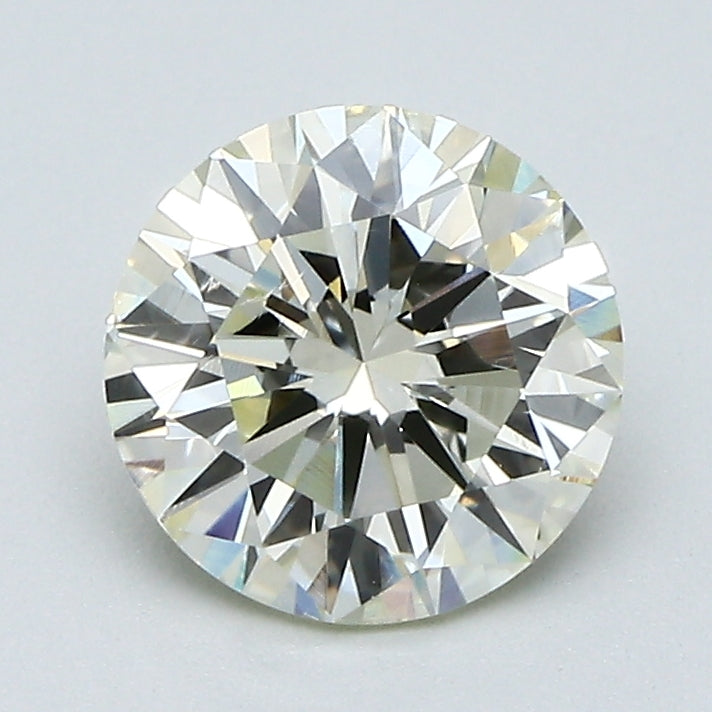 1.39 Carat Round Brilliant Diamond color N Clarity SI2, natural diamonds, precious stones, engagement diamonds