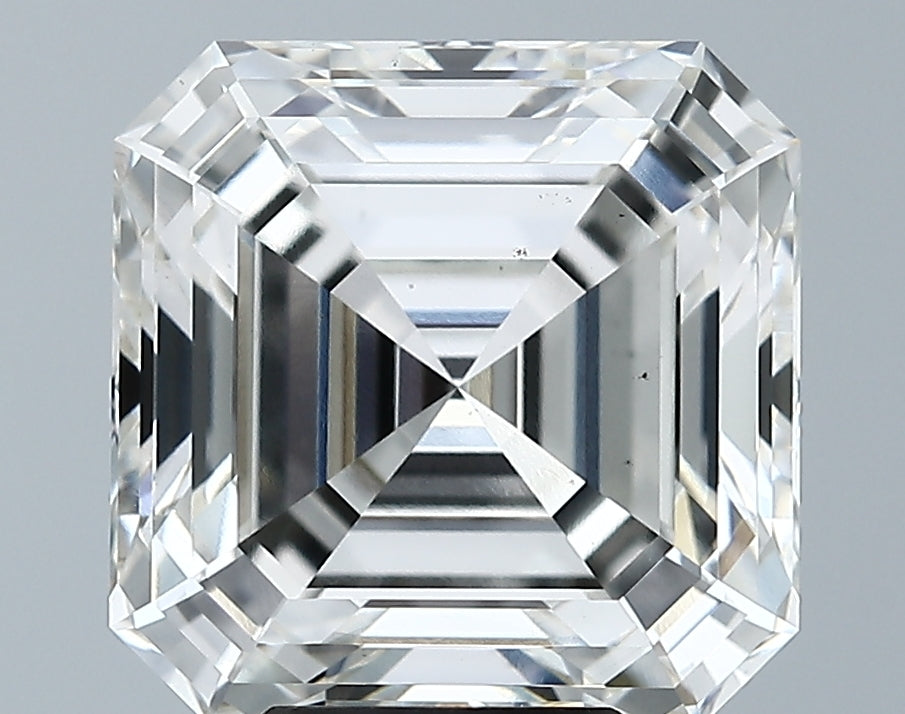 Lab-Grown 6.18 Carat Asscher Cut Diamond color H Clarity VS2 With GIA Certificate, precious stones, engagement diamonds